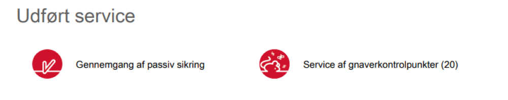 Servicerapport Udført service